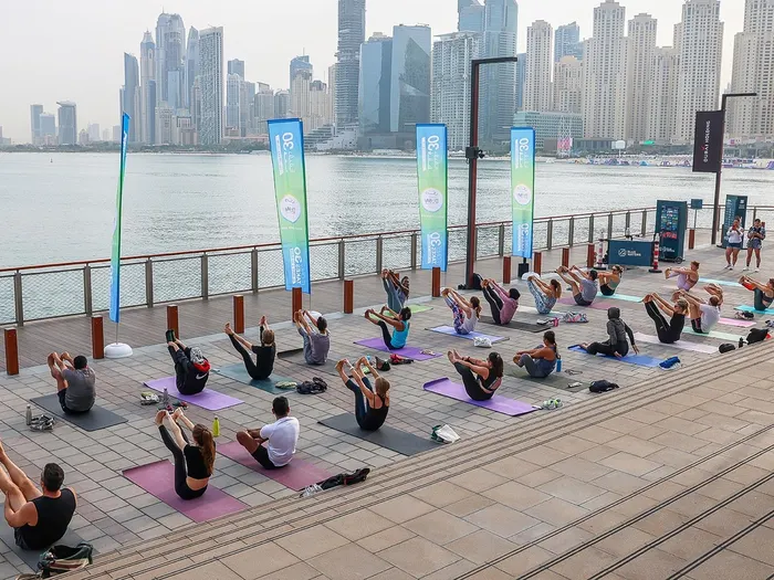 Wellness activation at Bluewaters Island, Dubai