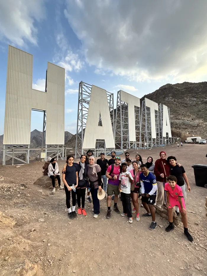 Wellness activation in the Hatta mountains
