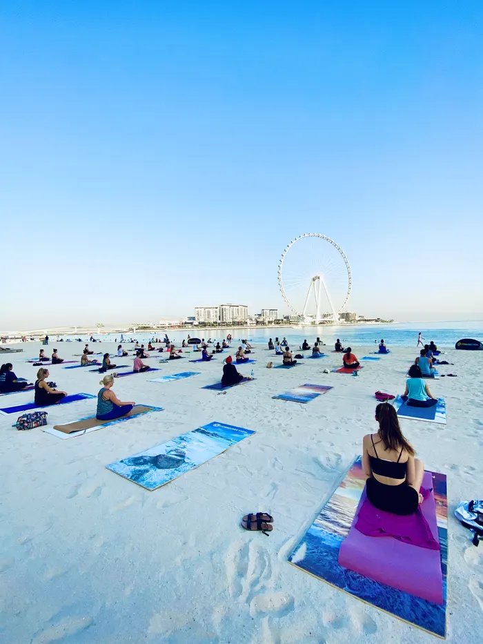 Wellness activation at Sea Breeze — The Beach, Dubai